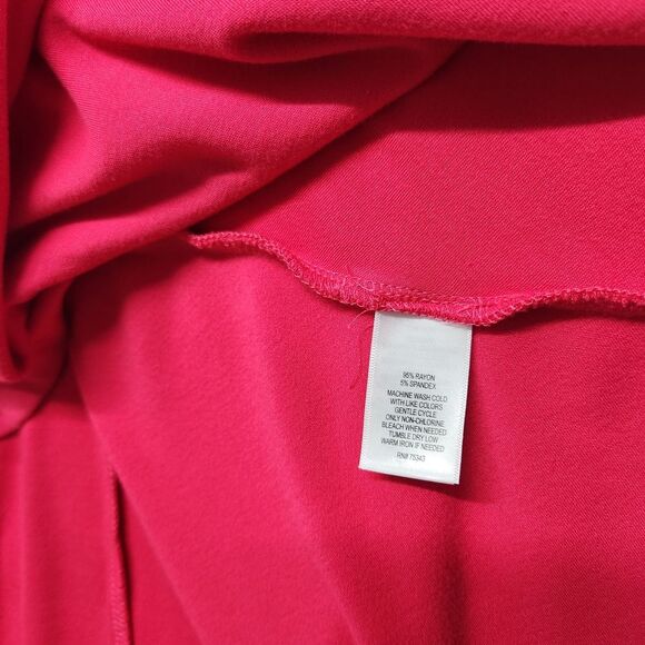 Donna Ricco Women’s Pink Fit & Flare Soft Dance Mini Dress Small BarbieCore - Picture 6 of 6